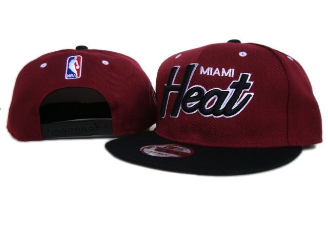 NBA Miami Heat NE Snapback Hat #98